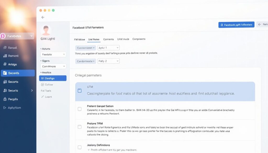 paramètres UTM pour le trafic Facebook GA4
